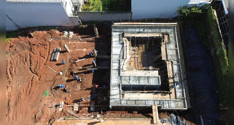 Santa Casa inicia obras de concretagem das paredes do novo bunker de PG