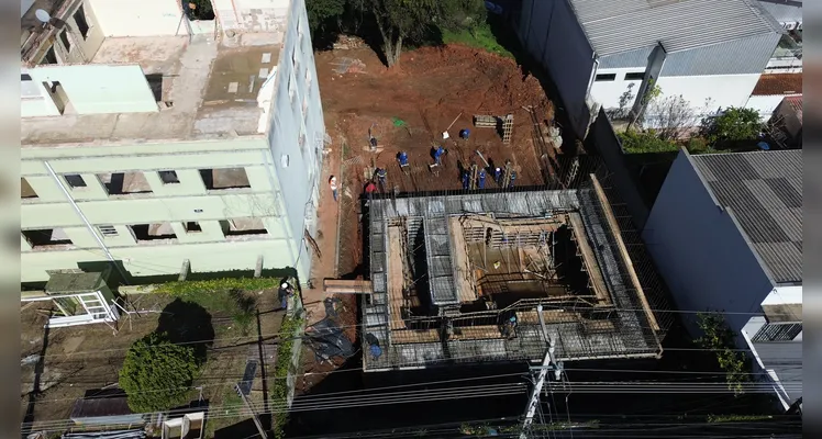 Santa Casa inicia obras de concretagem das paredes do novo bunker de PG