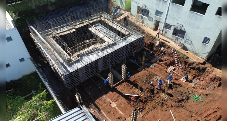 Santa Casa inicia obras de concretagem das paredes do novo bunker de PG