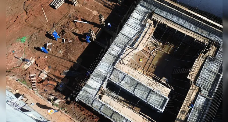 Santa Casa inicia obras de concretagem das paredes do novo bunker de PG