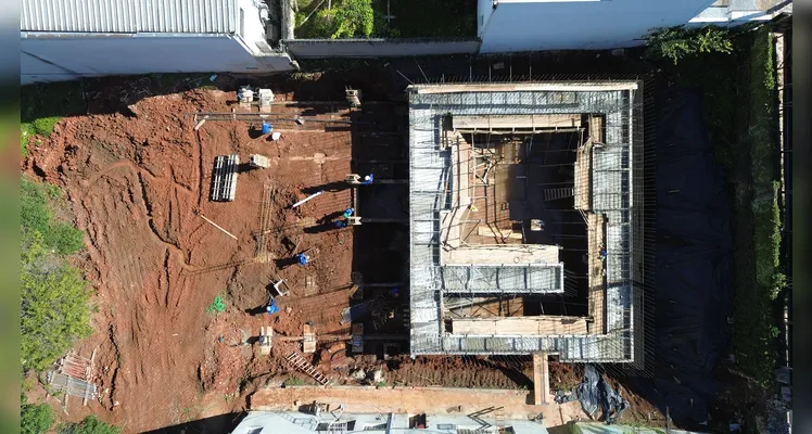 Santa Casa inicia obras de concretagem das paredes do novo bunker de PG