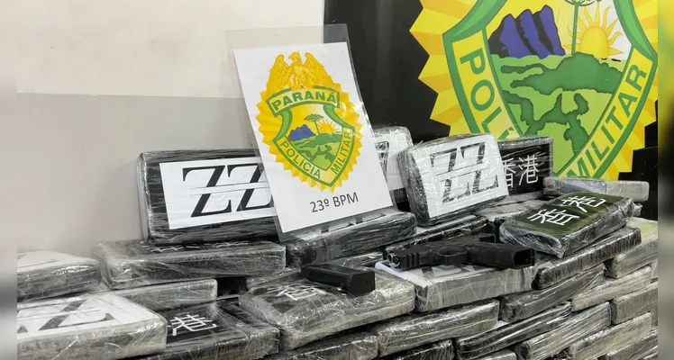 Polícia Militar do Paraná realiza apreensão milionária de drogas na região sul da capital paranaense -