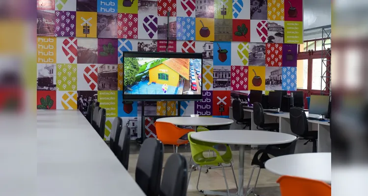 Área interna da Estação Hub