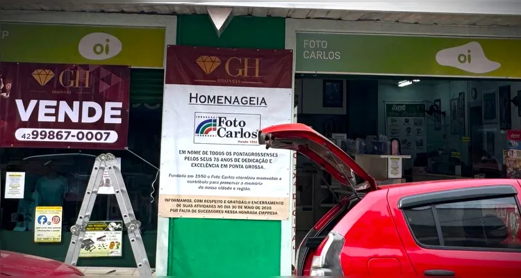 GH Imóveis homenageia Foto Carlos com anúncio de encerramento
