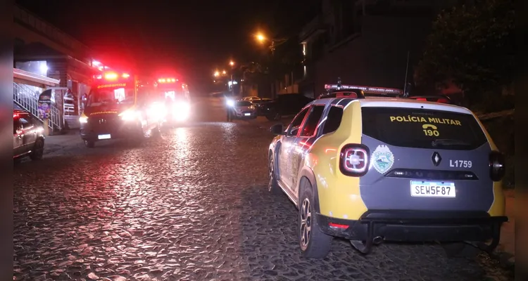 Homem é resgatado com ferimentos moderados após levar tiro na face, em Ponta Grossa -