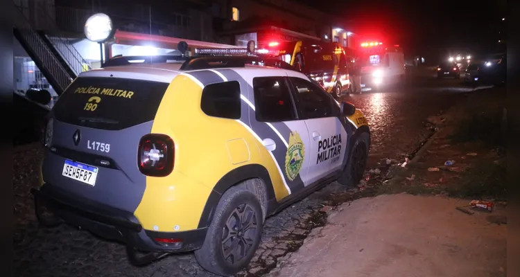 Homem é resgatado com ferimentos moderados após levar tiro na face, em Ponta Grossa -