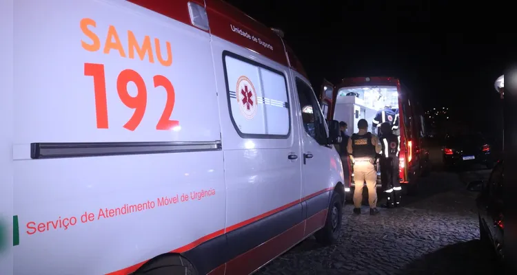 Homem é resgatado com ferimentos moderados após levar tiro na face, em Ponta Grossa -