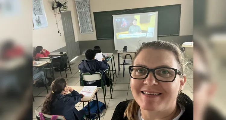 Produção audiovisual e práticas foram de grande valia em sala de aula.