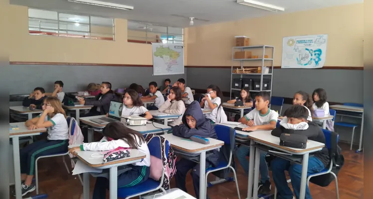 Confira os registros do dinâmico trabalho em sala de aula.