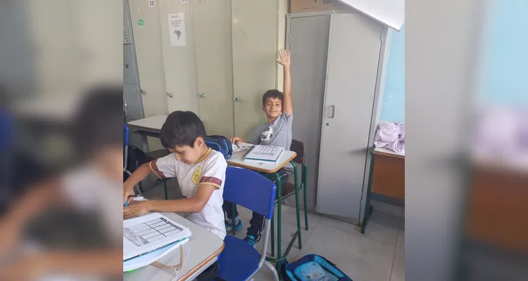 Confira os registros da dinâmica dos educandos em sala de aula.