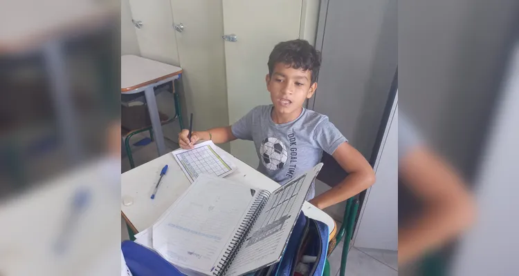 Confira os registros da dinâmica dos educandos em sala de aula.