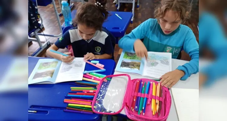 Trabalho trouxe engajamento à turma, que pôde realizar ações artísticas em sala.