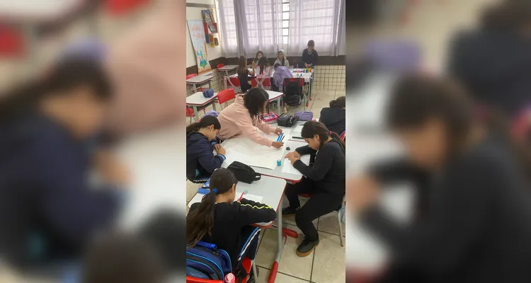 Confira os registros do amplo trabalho realizado pelos educandos em sala de aula.