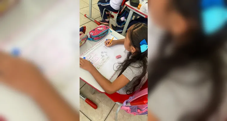Confira os registros do amplo trabalho realizado pelos educandos em sala de aula.