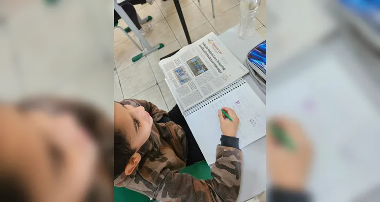 Educandos puderam imergir nos conteúdos apresentados pelo impresso do Grupo aRede.