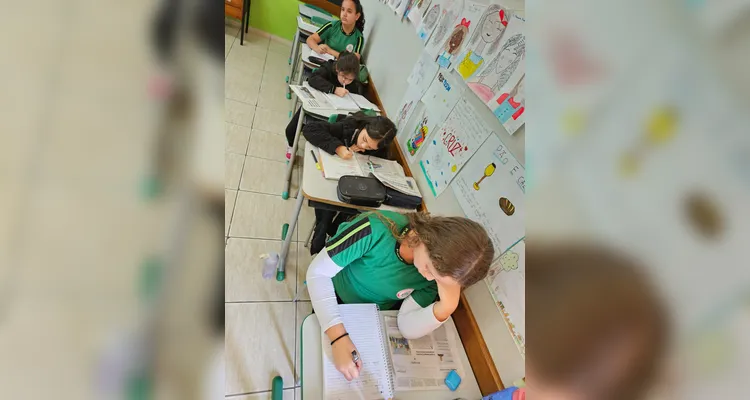 Educandos puderam imergir nos conteúdos apresentados pelo impresso do Grupo aRede.