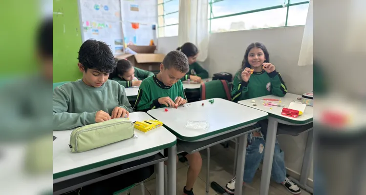 Educandos puderam extrair conteúdos diversificados da produção audiovisual.