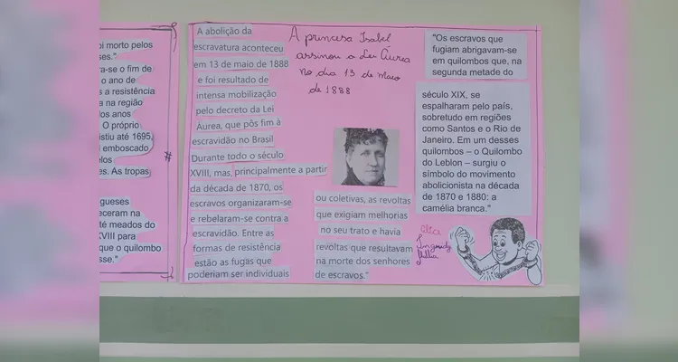 Trabalhos digitais e analógicos contribuíram para ampla imersão em sala de aula.