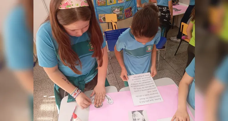Trabalhos digitais e analógicos contribuíram para ampla imersão em sala de aula.