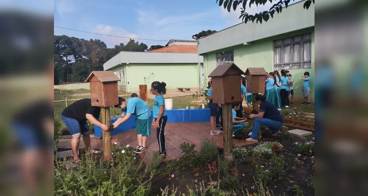 Confira a série de registros do amplo trabalho sustentável realizado pelos educandos.