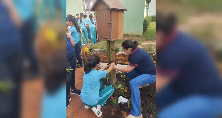 Confira a série de registros do amplo trabalho sustentável realizado pelos educandos.