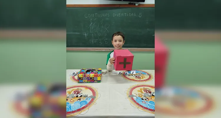 Veja o registro dos alunos em sala na aplicação da dinâmica.