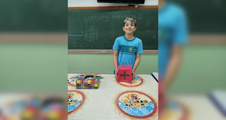 Veja o registro dos alunos em sala na aplicação da dinâmica.