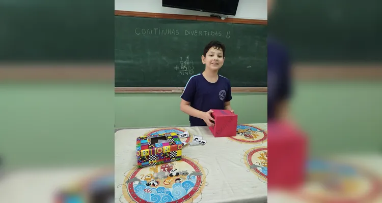 Veja o registro dos alunos em sala na aplicação da dinâmica.