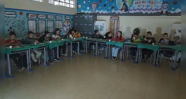 Confira a série de registros do amplo trabalho em sala de aula.