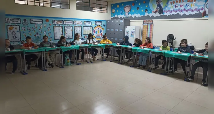Confira a série de registros do amplo trabalho em sala de aula.