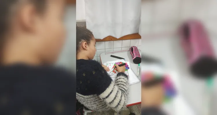 Veja as fotos da apresentação e trabalhos em sala de aula.