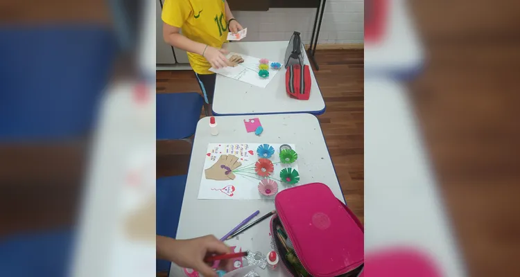 Educandos puderam realizar série de ações em sala de aula.