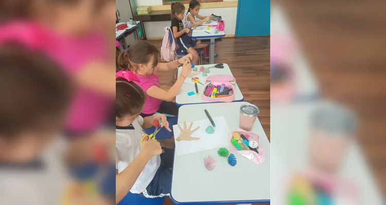 Educandos puderam realizar série de ações em sala de aula.