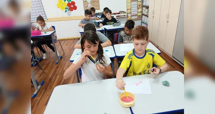 Educandos puderam realizar série de ações em sala de aula.