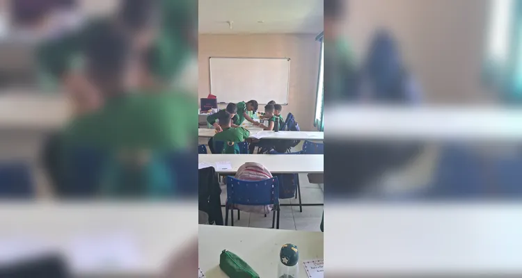 Educandos foram protagonistas de todo o processo em sala de aula.