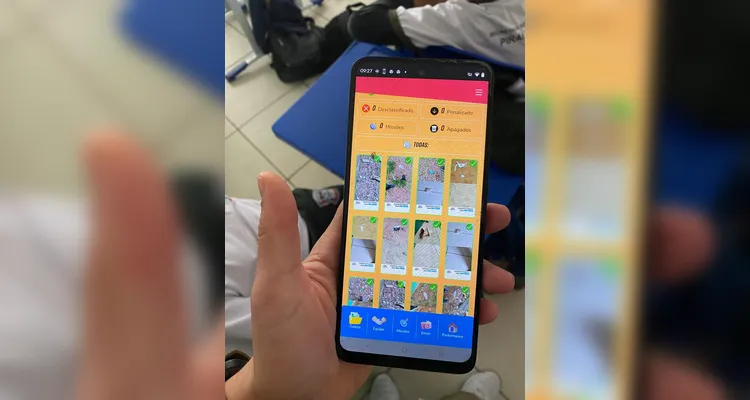 Tecnologia foi indispensável nos momentos dentro e fora da sala de aula.