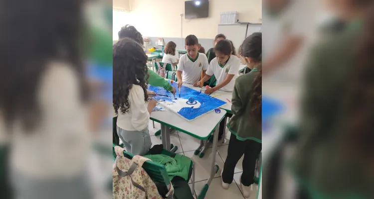 Diversos momentos, teóricos e práticos, foram aplicados na 'aula astronômica'.