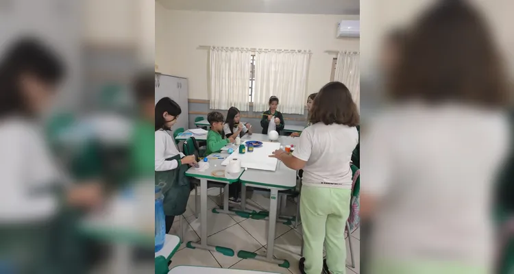 Diversos momentos, teóricos e práticos, foram aplicados na 'aula astronômica'.