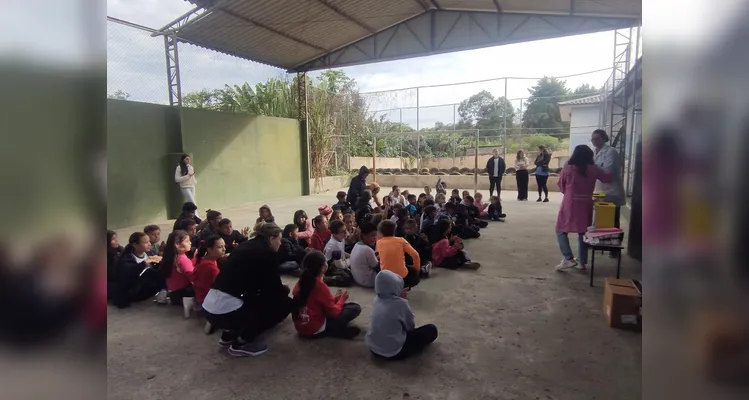 Educandos puderam aprender, de maneira lúdica e prática, questões envolvendo tema de saúde.