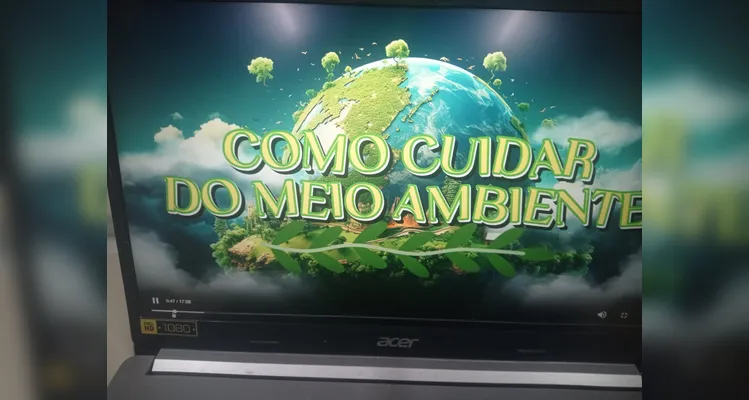 Educandos puderam extrair importantes dicas nesta produção audiovisual.