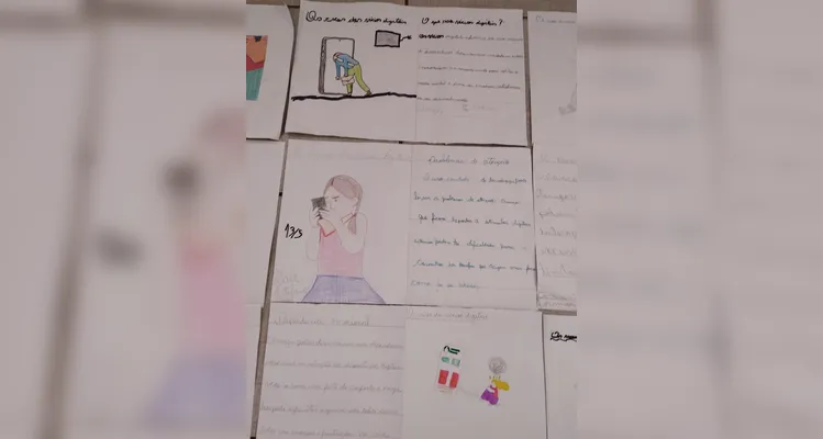 Confira os registros do trabalho em sala e das produções dos educandos.