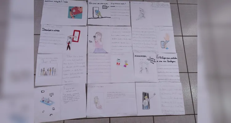 Confira os registros do trabalho em sala e das produções dos educandos.
