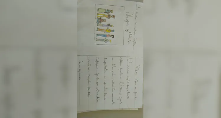 Confira os registros do trabalho em sala e das produções dos educandos.