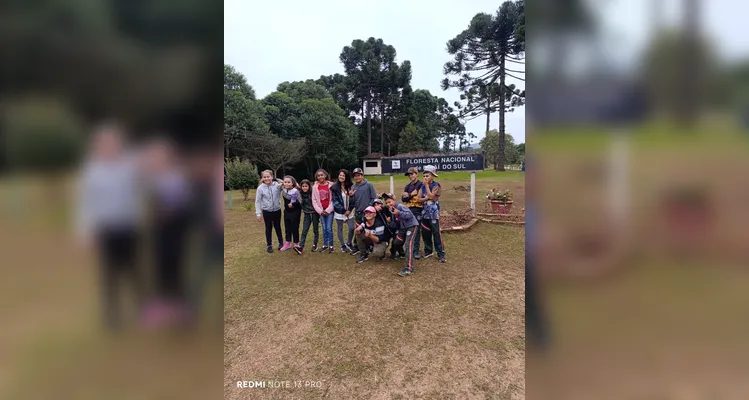 Veja os registros do amplo trabalho ambiental realizado pelos educandos.
