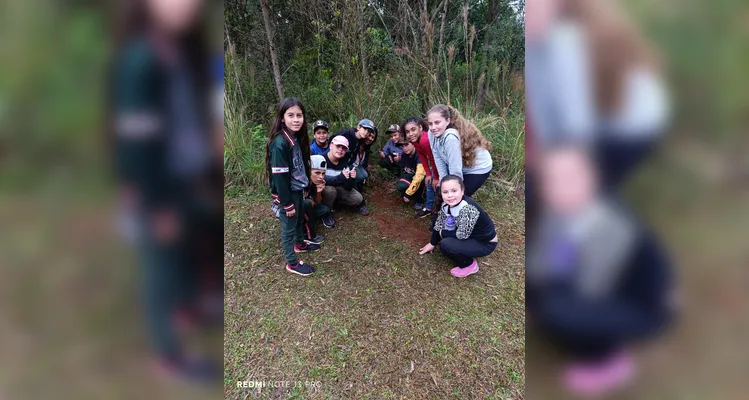 Veja os registros do amplo trabalho ambiental realizado pelos educandos.
