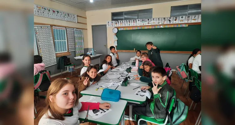 Educandos foram protagonistas de todas as etapas do amplo trabalho.