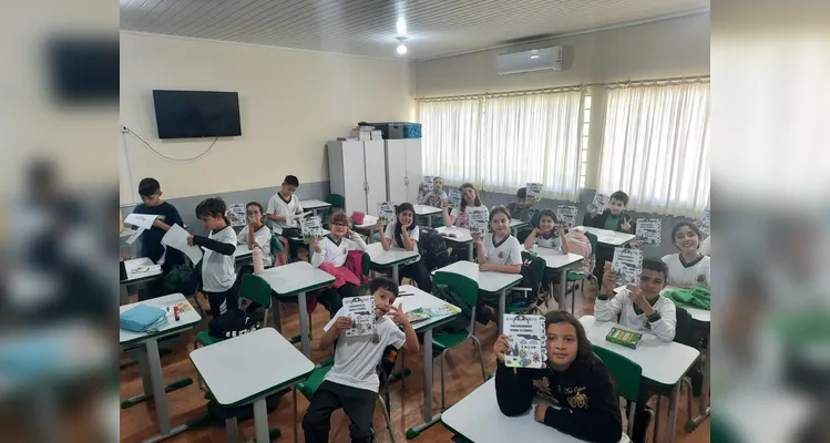 Educandos foram protagonistas de todas as etapas do amplo trabalho.
