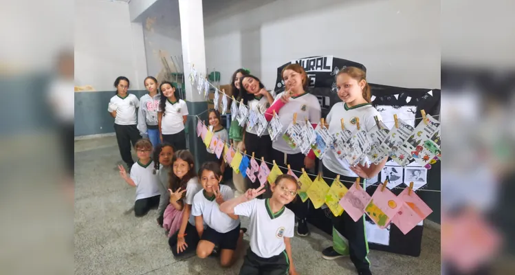 Educandos foram protagonistas de todas as etapas do amplo trabalho.
