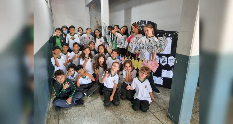Educandos foram protagonistas de todas as etapas do amplo trabalho.