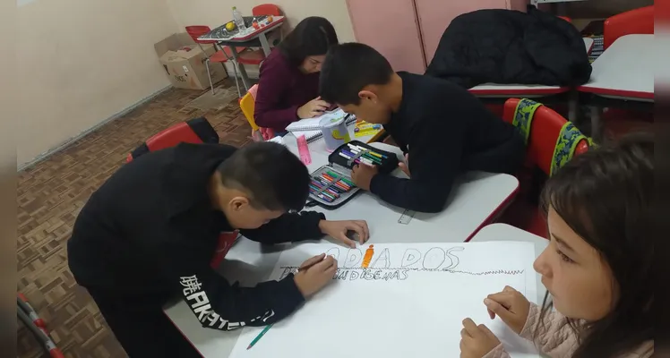 Veja os registros do amplo trabalho realizado em sala de aula.